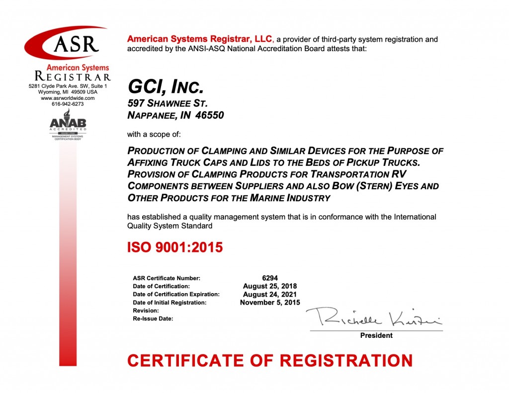 6294 GCI ISO 9001 Certificate Aug 2018-signed